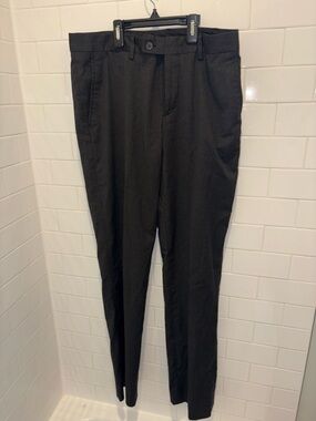 Zara Men's charcoal Tailored Dress Pants